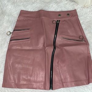 Faux Leather skirt